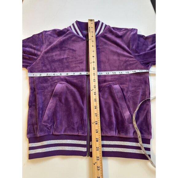 Kate & Mallory Women’s Velour Tracksuit Bomber Jacket and Track Pants size S - Picture 2 of 6
